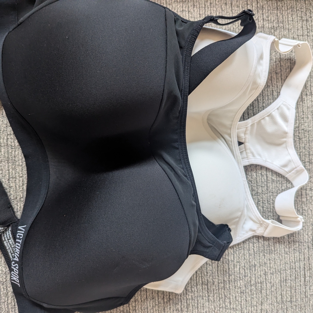 Victoria's Secret Black and White Sports Bras